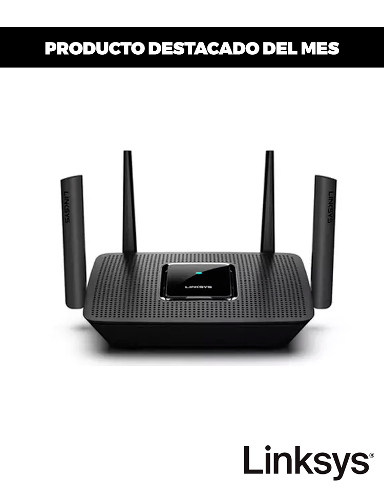 Router Linksys Mesh WIFI 5 TRI BAND
