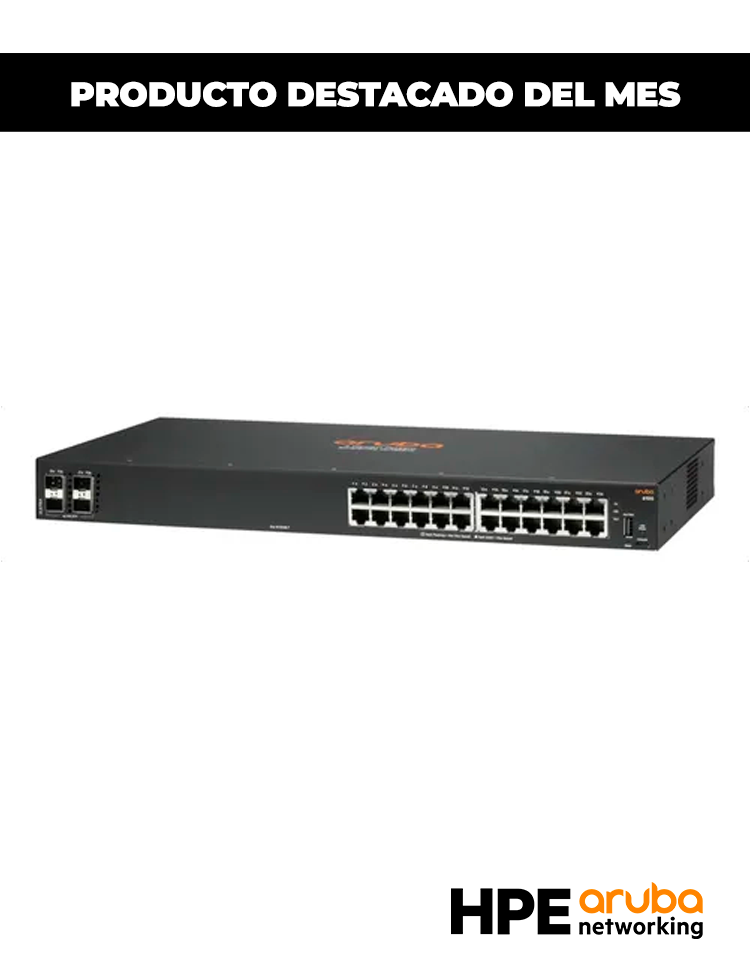 Switch Aruba 6100 24G 4SFP+