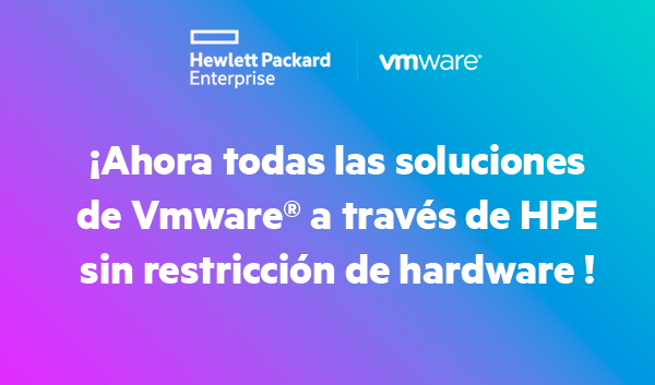 HPE y VMware: la fórmula perfecta